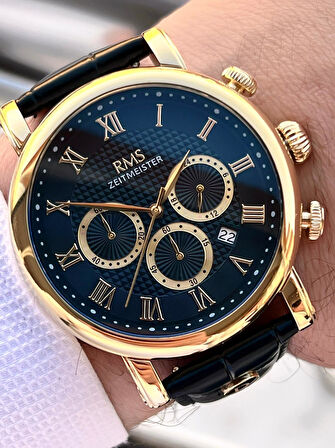 Romanson Deri Kordon İç Fonksiyonları Aktif 5 Atm Suya Dayanıklı Erkek Kol Saati AG1634.05