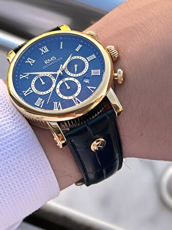 Romanson Deri Kordon İç Fonksiyonları Aktif 5 Atm Suya Dayanıklı Erkek Kol Saati AG1634.05