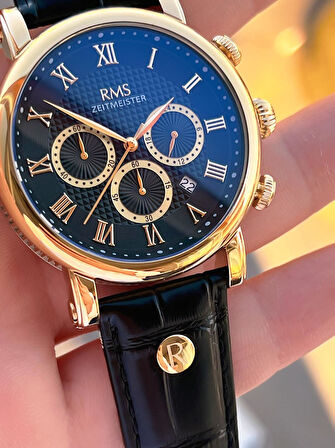 Romanson Deri Kordon İç Fonksiyonları Aktif 5 Atm Suya Dayanıklı Erkek Kol Saati AG1634.05