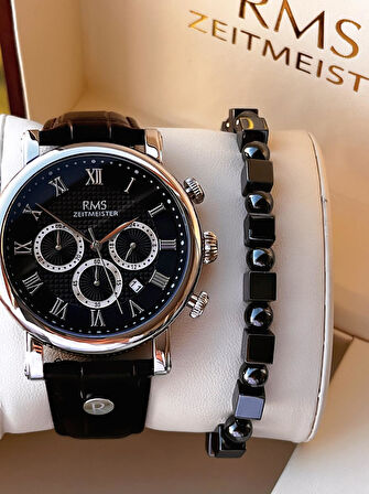 Romanson Deri Kordon İç Fonksiyonları Aktif 5 Atm Suya Dayanıklı Erkek Kol Saati AG1634.02