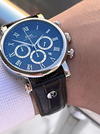 Romanson Deri Kordon İç Fonksiyonları Aktif 5 Atm Suya Dayanıklı Erkek Kol Saati AG1634.02