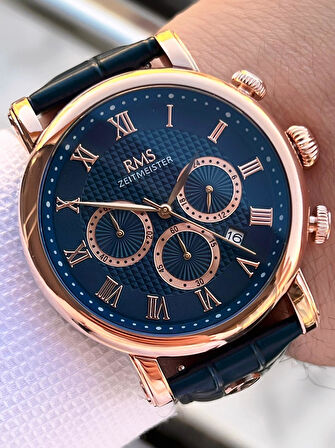 Romanson Deri Kordon İç Fonksiyonları Aktif 5 Atm Suya Dayanıklı Erkek Kol Saati AG1634.06