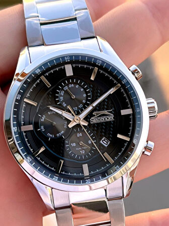 Slazenger İtalyan Tasarım Bileklik Hediyeli 2 Yıl Garantili 10 Atm Çelik Erkek Kol Saat ESL.N1936.1