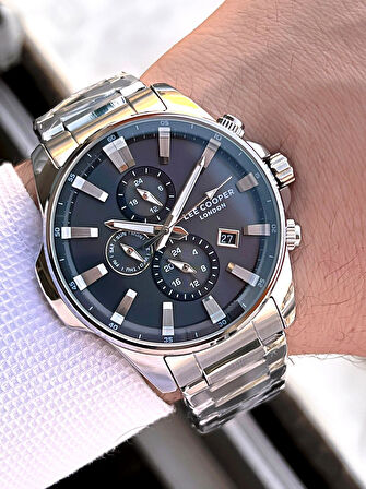 Lee Cooper İtalyan Tasarım Bileklik Hediyeli 2 Yıl Garantili 5 Atm Erkek Kol Saati ELC.08327.350