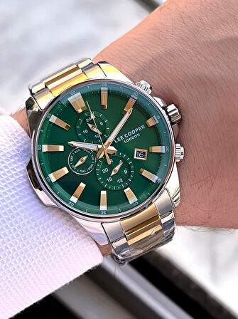 Lee Cooper İtalyan Tasarım Bileklik Hediyeli 2 Yıl Garantili 5 Atm Erkek Kol Saati ELC.08327.270