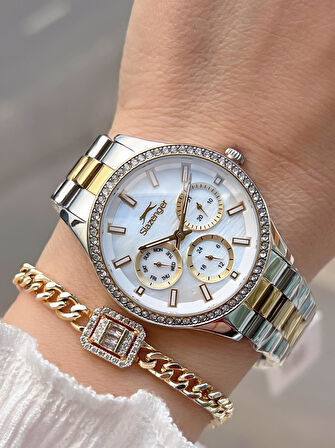 Slazenger İç Kadran Fonsiyonları Aktif 5 Atm Suya Dayanıklı Spor Kadın Kol Saati BSL.2069.M3