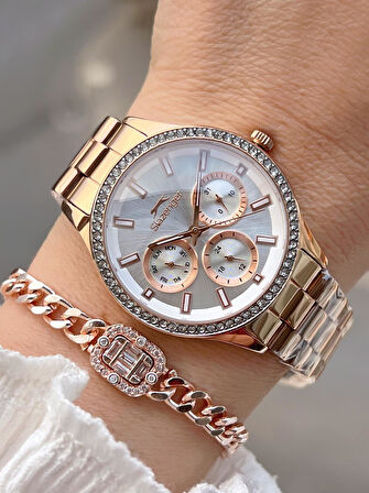 Slazenger İç Kadran Fonsiyonları Aktif 5 Atm Suya Dayanıklı Spor Kadın Kol Saati BSL.2069.M4