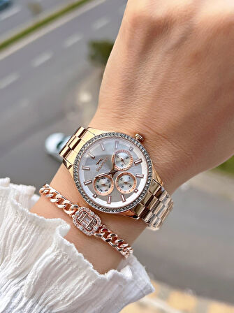 Slazenger İç Kadran Fonsiyonları Aktif 5 Atm Suya Dayanıklı Spor Kadın Kol Saati BSL.2069.M4