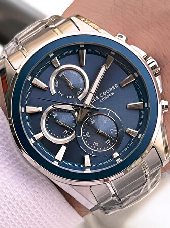Lee Cooper Premium NişanVe Damatlara Özel 2 Yıl Garantili 5 Atm Erkek Kol Saati+Bileklik E.08249.390
