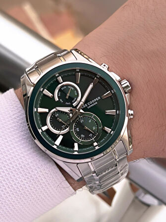 Lee Cooper Premium NişanVe Damatlara Özel 2 Yıl Garantili 5 Atm Erkek Kol Saati+Bileklik E.08249.370