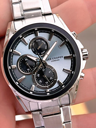 Lee Cooper Premium NişanVe Damatlara Özel 2 Yıl Garantili 5 Atm Erkek Kol Saati+Bileklik E.08249.300