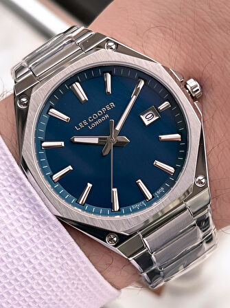Lee Cooper İtalyan Tasarım Bileklik Hediyeli 2 Yıl Garantili 5 Atm Erkek Kol Saati ELC.08252.390