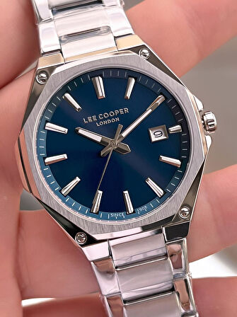 Lee Cooper İtalyan Tasarım Bileklik Hediyeli 2 Yıl Garantili 5 Atm Erkek Kol Saati ELC.08252.390
