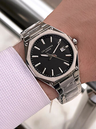 Lee Cooper İtalyan Tasarım Bileklik Hediyeli 2 Yıl Garantili 5 Atm Erkek Kol Saati ELC.08252.350