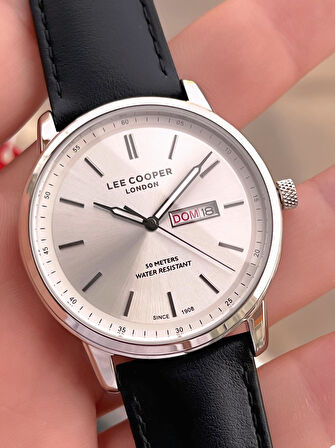 Lee Cooper İtalyan Tasarım Bileklik Hediyeli 2 Yıl Garantili 5 Atm Erkek Kol Saati ELC.08235.351