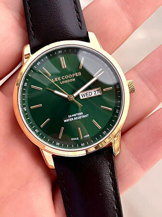 Lee Cooper İtalyan Tasarım Bileklik Hediyeli 2 Yıl Garantili 5 Atm Erkek Kol Saati ELC.08235.172