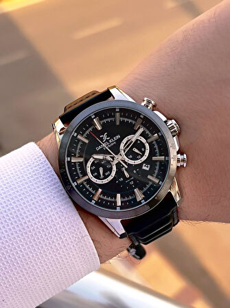 Daniel Klein Deri Kordon İç Kadran Fonksiyonları Aktif 3 Atm Suya Dayanıklı Erkek Kol Saati E14006-1