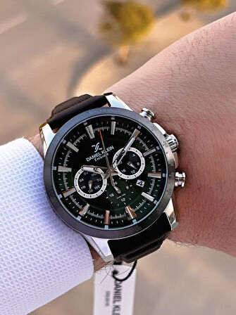 Daniel Klein Deri Kordon İç Kadran Fonksiyonları Aktif 3 Atm Suya Dayanıklı Erkek Kol Saati E14006-4