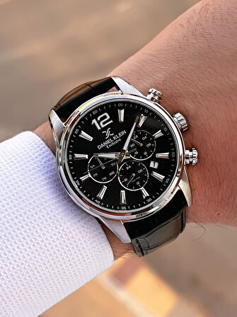 Daniel Klein Deri Kordon İç Kadran Fonksiyonları Aktif 3 Atm Suya Dayanıklı Erkek Kol Saati E14063-1