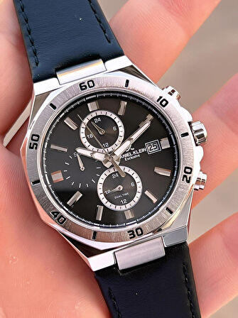 Daniel Klein Deri Kordon İç Kadran Fonksiyonları Aktif 3 Atm Suya Dayanıklı Erkek Kol Saati E140003-1