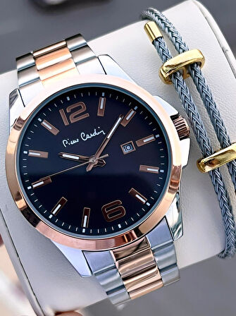 Pierre Cardin Damat Ve Nişan İçin 2 Yıl Garantili 3 Atm Suya Dayanıklı Erkek Kol Saati E.800411F05