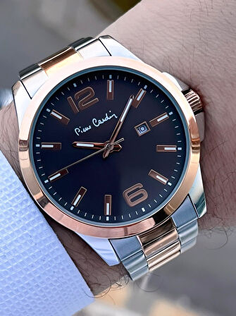 Pierre Cardin Damat Ve Nişan İçin 2 Yıl Garantili 3 Atm Suya Dayanıklı Erkek Kol Saati E.800411F05