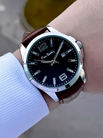Pierre Cardin Deri Kordon 2 Yıl Garantili 3 Atm Suya Dayanıklı Erkek Kol Saati EK.800411F11