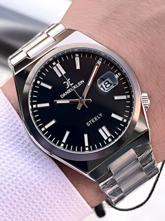 Daniel Klein İtalyan Tasarım Bileklik Hediyeli 2 Yıl Garantili 3 Atm Erkek Kol Saati ES.13861-12