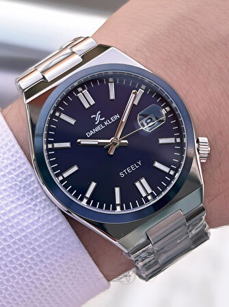 Daniel Klein İtalyan Tasarım Bileklik Hediyeli 2 Yıl Garantili 3 Atm Erkek Kol Saati ES.13861-11