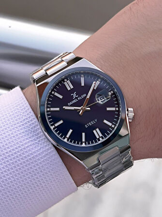 Daniel Klein İtalyan Tasarım Bileklik Hediyeli 2 Yıl Garantili 3 Atm Erkek Kol Saati ES.13861-11