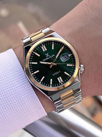 Daniel Klein İtalyan Tasarım Bileklik Hediyeli 2 Yıl Garantili 3 Atm Erkek Kol Saati ES.13861-9