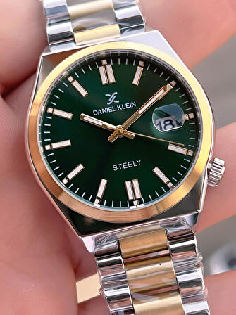 Daniel Klein İtalyan Tasarım Bileklik Hediyeli 2 Yıl Garantili 3 Atm Erkek Kol Saati ES.13861-9