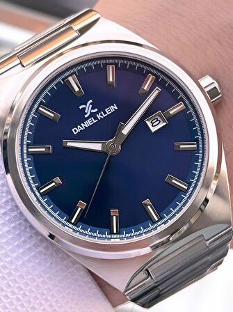 Daniel Klein İtalyan Tasarım Bileklik Hediyeli 2 Yıl Garantili 3 Atm Erkek Kol Saati ES.13861-3