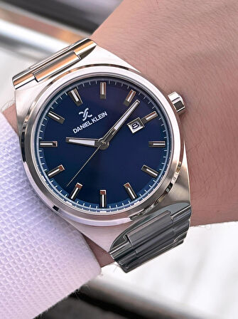 Daniel Klein İtalyan Tasarım Bileklik Hediyeli 2 Yıl Garantili 3 Atm Erkek Kol Saati ES.13861-3