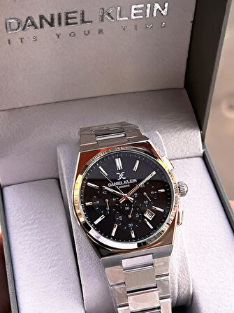 Daniel Klein Prx Kasa Kronometreli İtalyan Tasarım Bileklik Hediyeli Garantili Erkek Kol Saati PRx.2