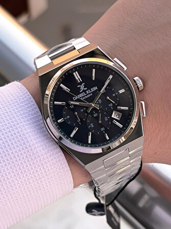 Daniel Klein Prx Kasa Kronometreli İtalyan Tasarım Bileklik Hediyeli Garantili Erkek Kol Saati PRx.2