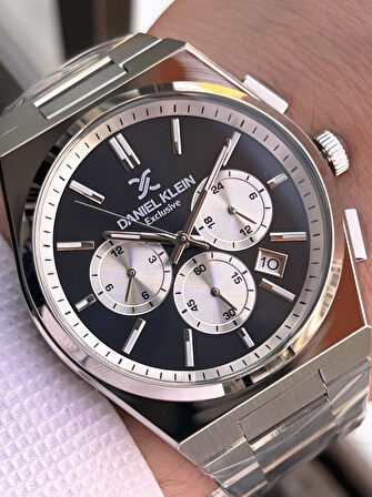 Daniel Klein Prx Kasa Kronometreli İtalyan Tasarım Bileklik Hediyeli Garantili Erkek Kol Saati PRx.1