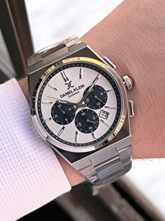 Daniel Klein Prx Kasa Kronometreli İtalyan Tasarım Bileklik Hediyeli Garantili Erkek Kol Saati PRx.4
