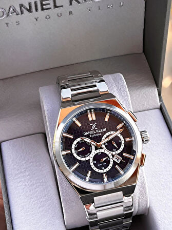 Daniel Klein İtalyan Tasarım Bileklik Hediyeli 2 Yıl Garantili Suya Dayanıklı Erkek Kol Saati XY.4