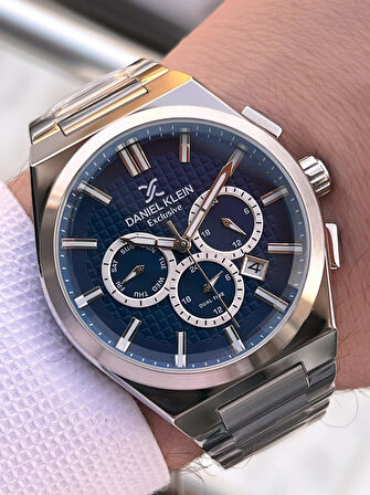 Daniel Klein İtalyan Tasarım Bileklik Hediyeli 2 Yıl Garantili Suya Dayanıklı Erkek Kol Saati XY.4