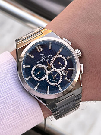 Daniel Klein İtalyan Tasarım Bileklik Hediyeli 2 Yıl Garantili Suya Dayanıklı Erkek Kol Saati XY.4