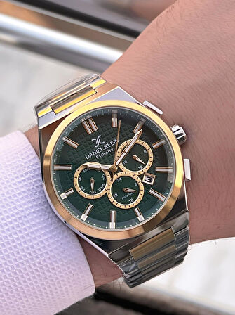 Daniel Klein İtalyan Tasarım Bileklik Hediyeli 2 Yıl Garantili Suya Dayanıklı Erkek Kol Saati XY.5