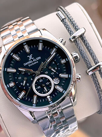 Daniel Klein Rlx Kasa Kronometreli İtalyan Tasarım Bileklik Hediyeli Garantili Erkek Kol Saati Rlx.2