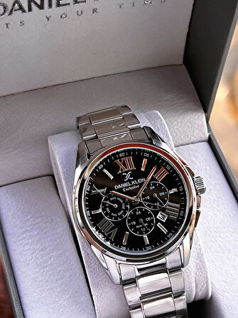 Daniel Klein Roma Rakamlı İç Kadran Fonksiyonları Aktif 2 Yıl Garantili Erkek Kol Saati EDK.14222.1