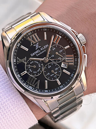 Daniel Klein Roma Rakamlı İç Kadran Fonksiyonları Aktif 2 Yıl Garantili Erkek Kol Saati EDK.14222.1