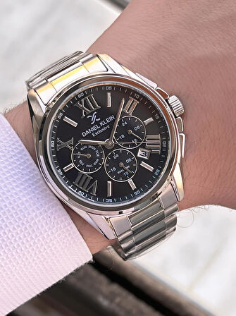 Daniel Klein Roma Rakamlı İç Kadran Fonksiyonları Aktif 2 Yıl Garantili Erkek Kol Saati EDK.14222.1