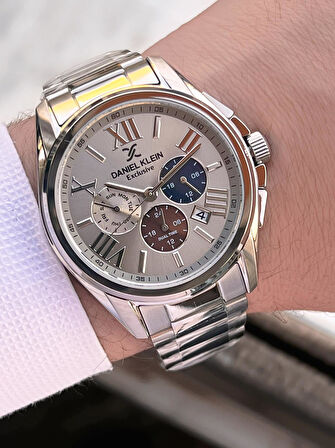 Daniel Klein Roma Rakamlı İç Kadran Fonksiyonları Aktif 2 Yıl Garantili Erkek Kol Saati EDK.14222.4