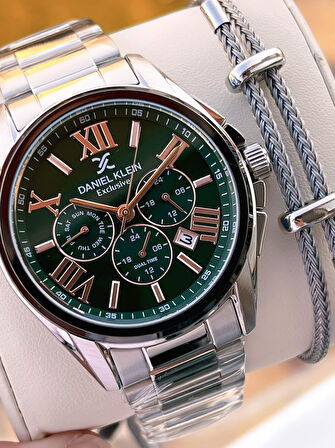 Daniel Klein Roma Rakamlı İç Kadran Fonksiyonları Aktif 2 Yıl Garantili Erkek Kol Saati EDK.14222.3