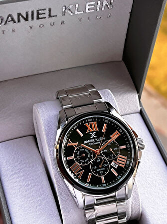 Daniel Klein Roma Rakamlı İç Kadran Fonksiyonları Aktif 2 Yıl Garantili Erkek Kol Saati EDK.14222.3