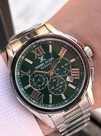 Daniel Klein Roma Rakamlı İç Kadran Fonksiyonları Aktif 2 Yıl Garantili Erkek Kol Saati EDK.14222.3